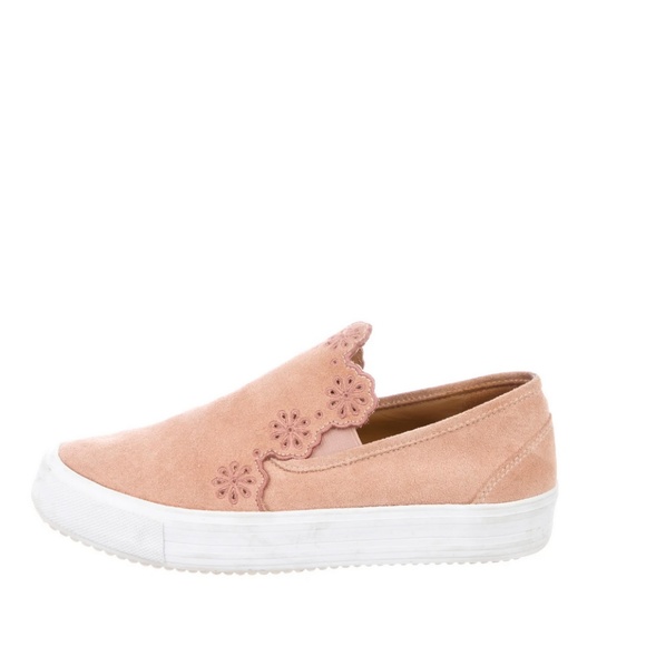 See by Chloé Suede Embroidered Slip-On Sneakers 11 - Picture 4 of 7